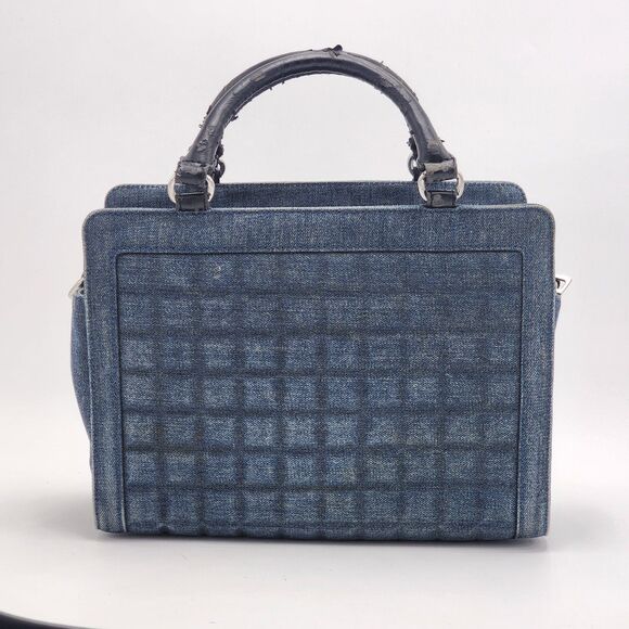 Diesel RARE Y2K Denim Puffy Small Tote Bag - Picture 5 of 15